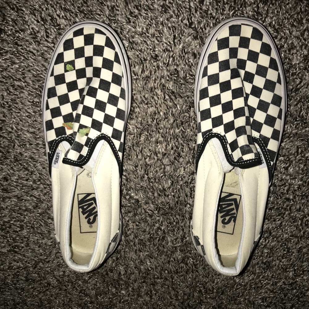 Checardboard van slip ons